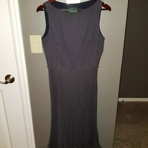 Lauren Ralph Lauren navy/white polka dot dress 10